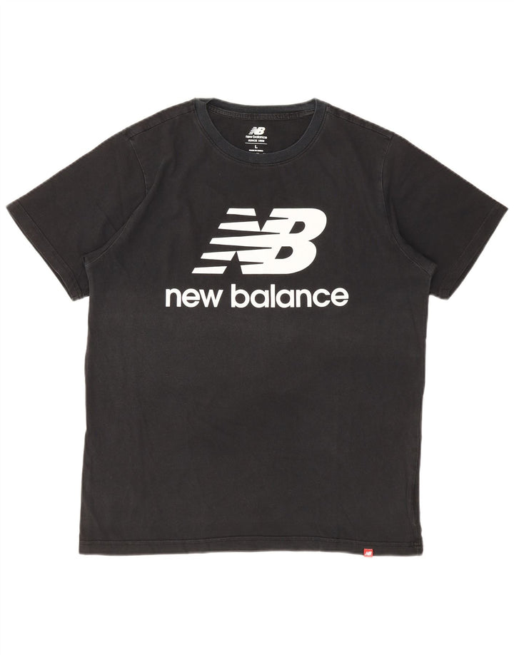 Tricou grafic pentru bărbați NEW BALANCE Top mare negru
