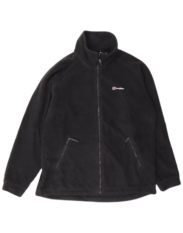 Jachetă fleece pentru bărbați Berghaus UK 40, mare, negru, poliester