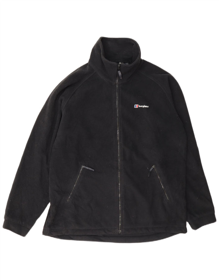 Jachetă fleece pentru bărbați Berghaus UK 40, mare, negru, poliester