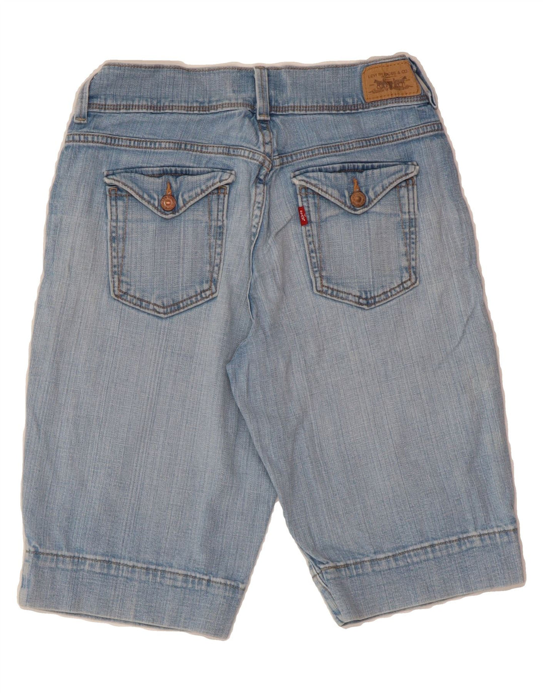 LEVI'S Womens 515 Denim Shorts US 6 Medium W28  Blue Cotton Vintage Levi's and Second-Hand Levi's from Messina Hembry 