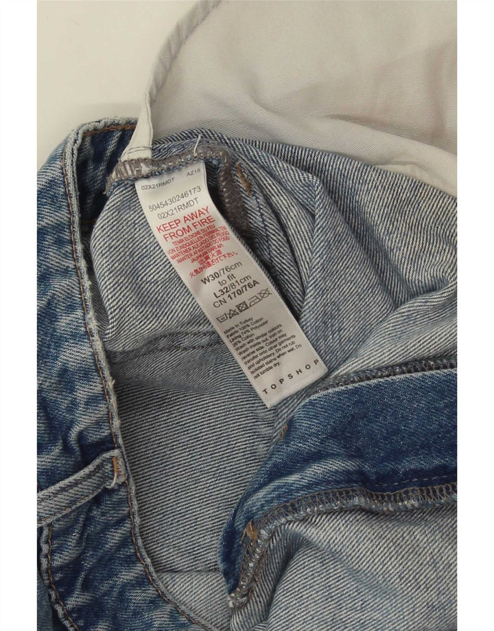 Blugi evazați pentru femei Topshop L30 L32 Bumbac albastru