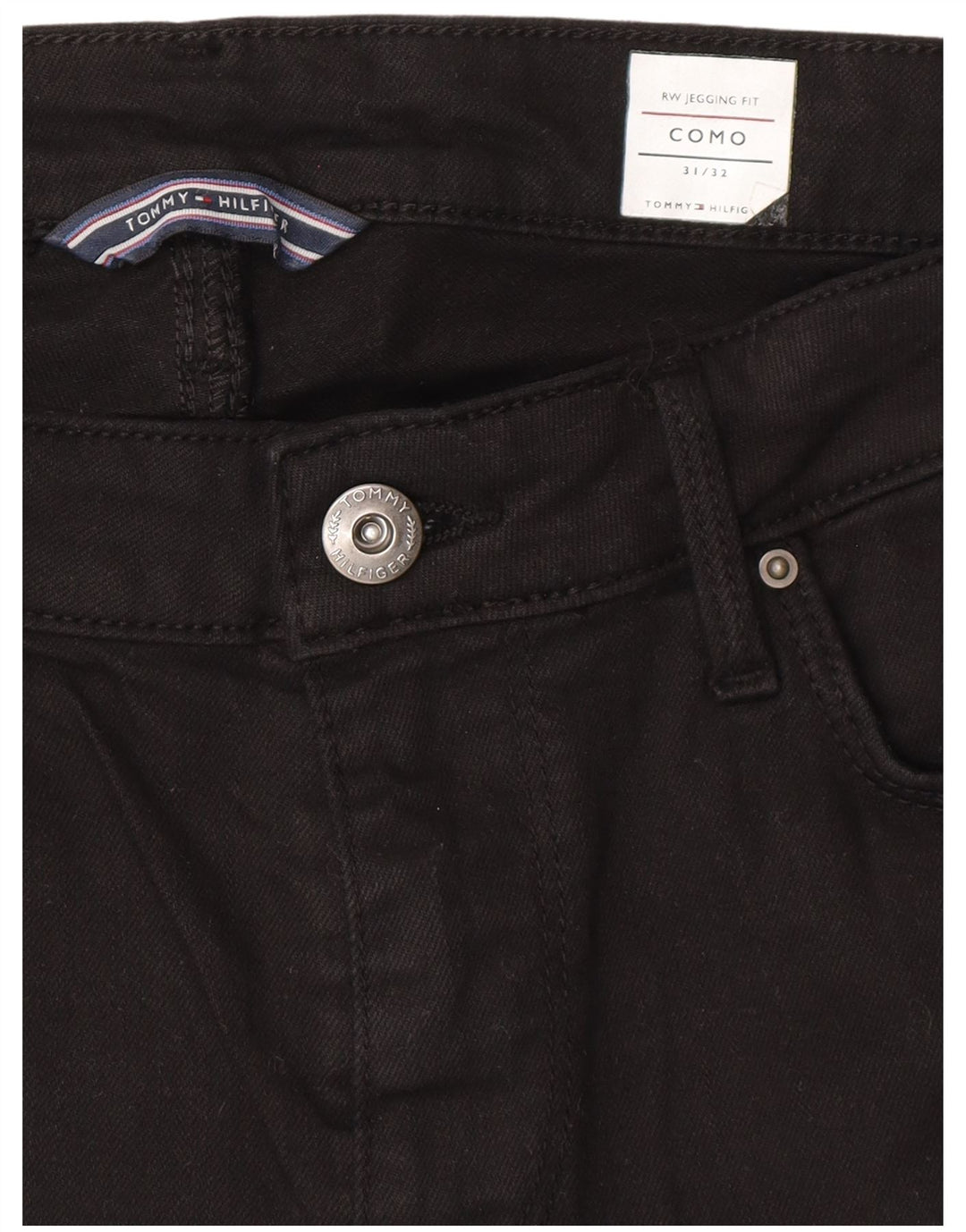 Blugi Tommy Hilfiger Como Jegging pentru femei W31 L32 bumbac negru