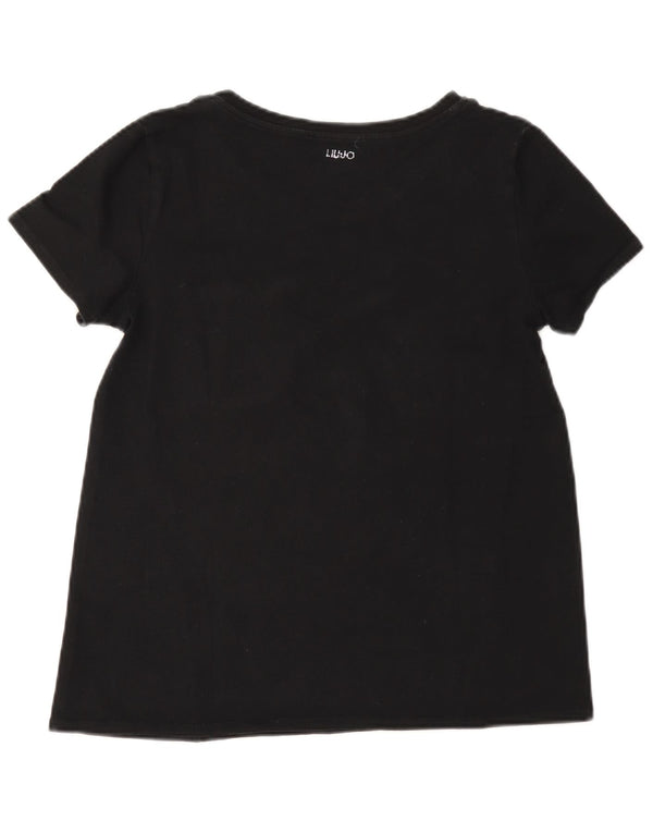 Tricou pentru femei Liu Jo Top UK 12 Medium Bleumarin Colorblock