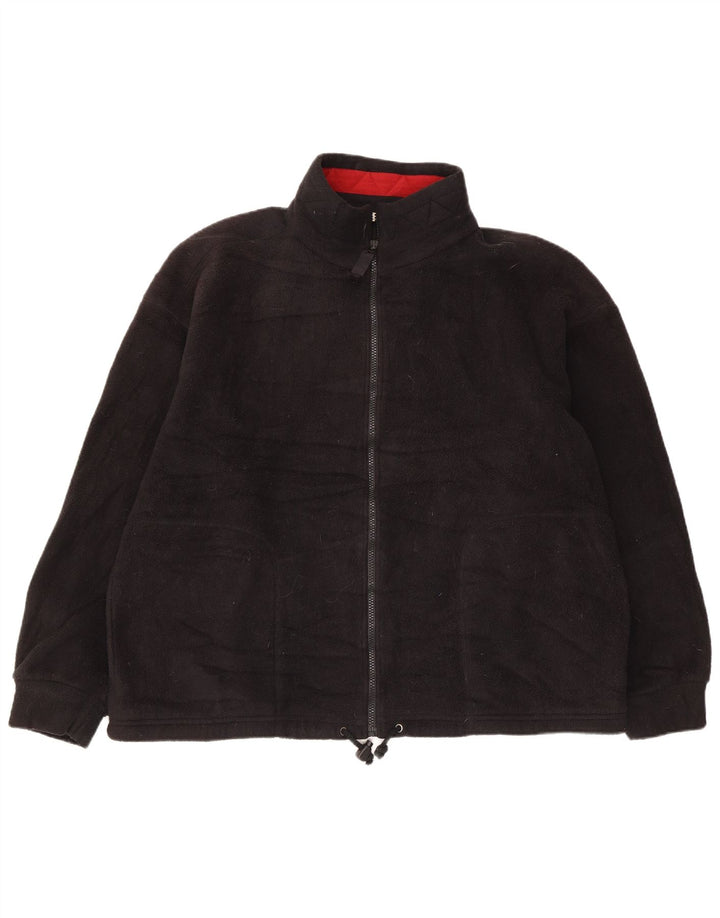 Marks & Spencer pentru femei St. Michael Fleece Jacket UK 16 Large Black