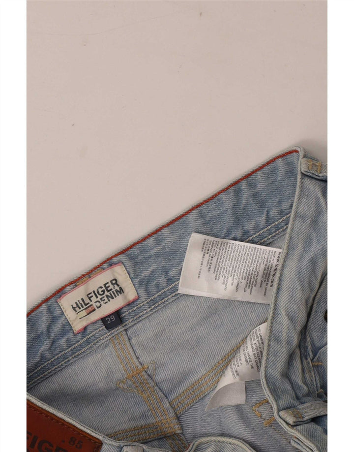 Pantaloni scurți din denim obișnuiți pentru bărbați Tommy Hilfiger W29, bumbac albastru mediu
