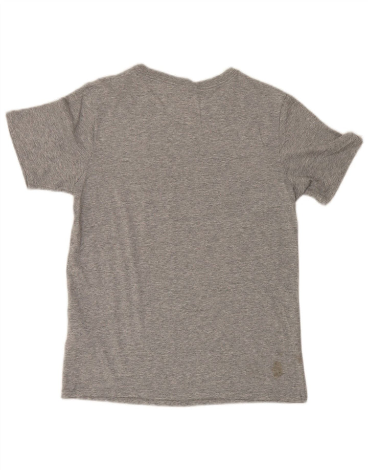 Tricou grafic Nike Dri Fit pentru bărbați Top mic, gri, bumbac