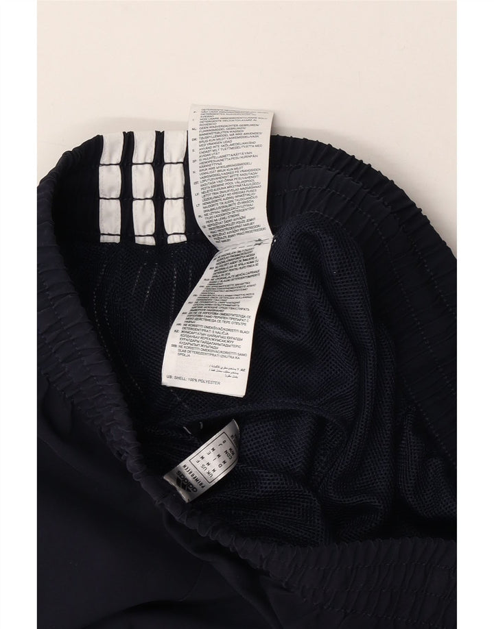 Pantaloni scurți sport Adidas pentru bărbați, poliester, albastru, mediu