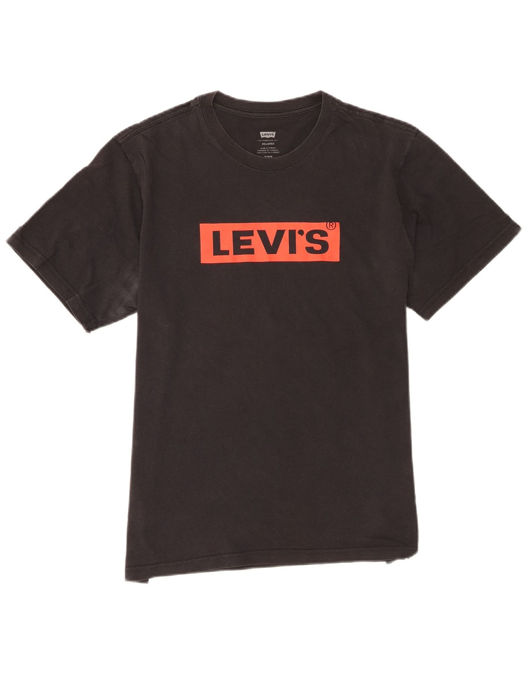 Tricou grafic pentru bărbați Levi's Relaxed Fit Top, bumbac mediu negru