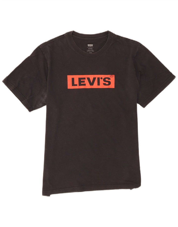 Tricou grafic pentru bărbați Levi's Relaxed Fit Top, bumbac mediu negru