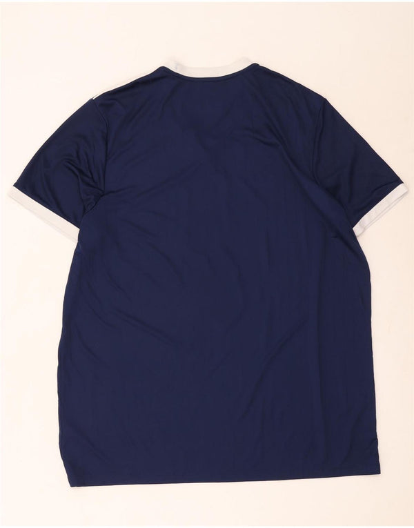 Tricou Adidas Climalite pentru bărbați Top 2XL bleumarin poliester color bloc