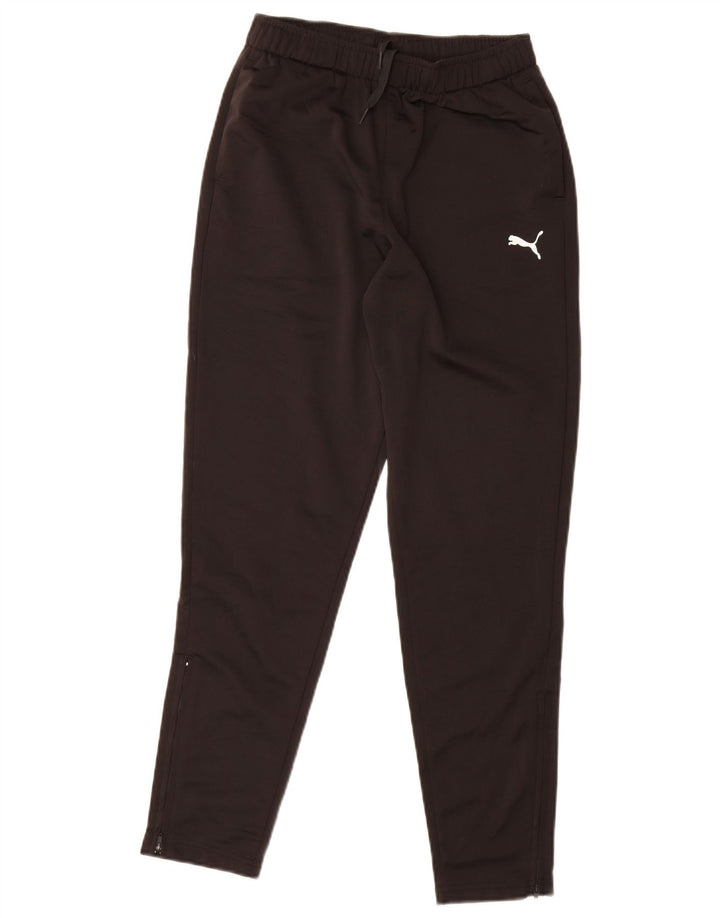 Pantaloni de trening PUMA pentru baieti 13-14 ani poliester negru