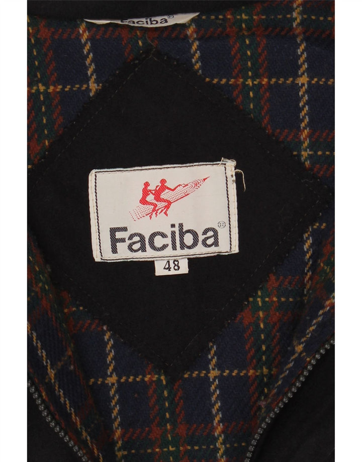Jachetă de vânt pentru bărbați Faciba IT 48 Medium Bleumarin Lână