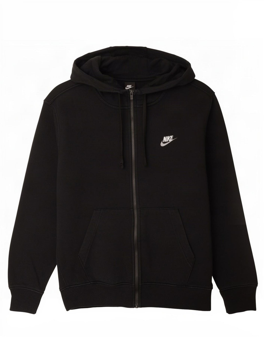 Pulover Nike pentru bărbați, cu fermoar, negru mediu