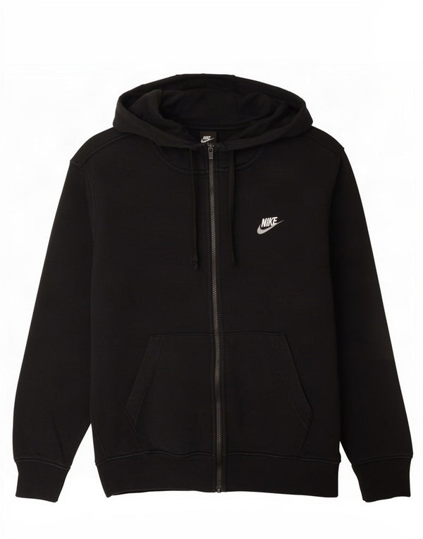 Pulover Nike pentru bărbați, cu fermoar, negru mediu