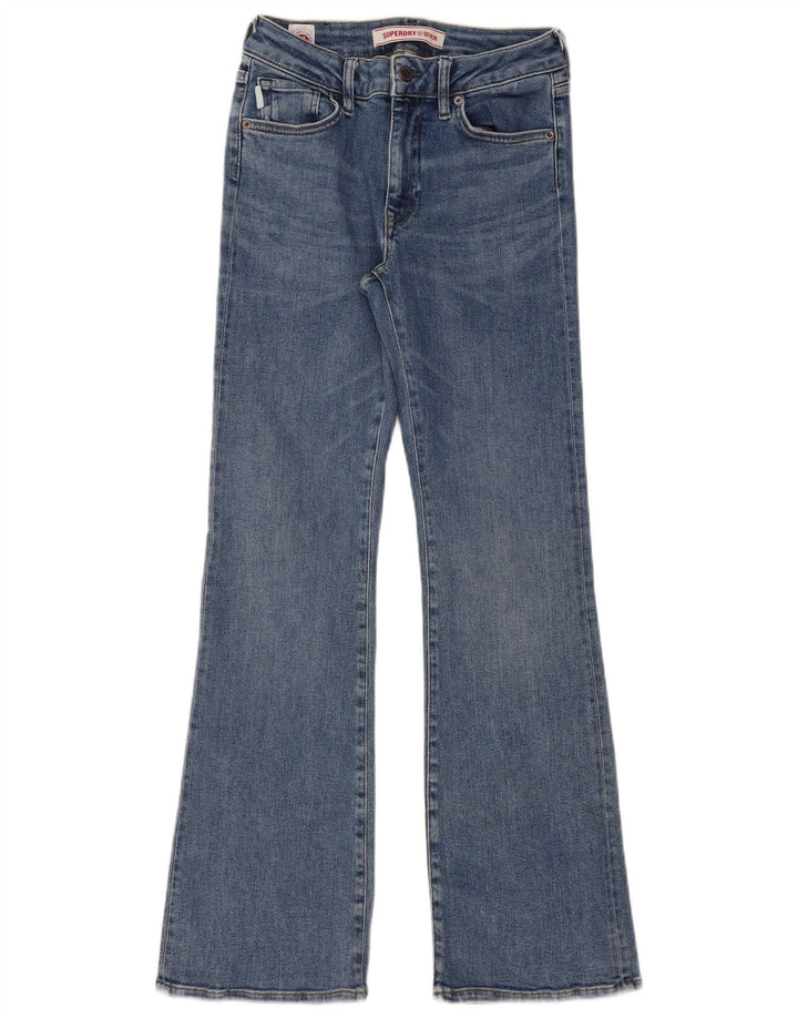 Blugi Superdry pentru femei Bootcut W28 L31 Blue Bumbac