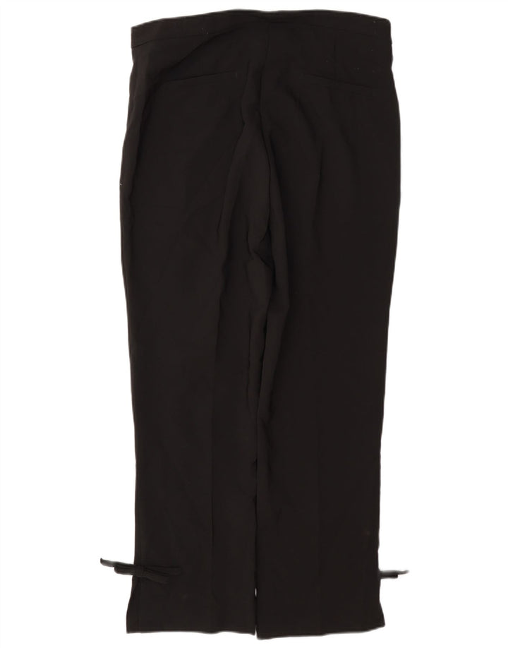 Pantaloni Drepți Casual Zara Femei L30 L27 Negru Poliester