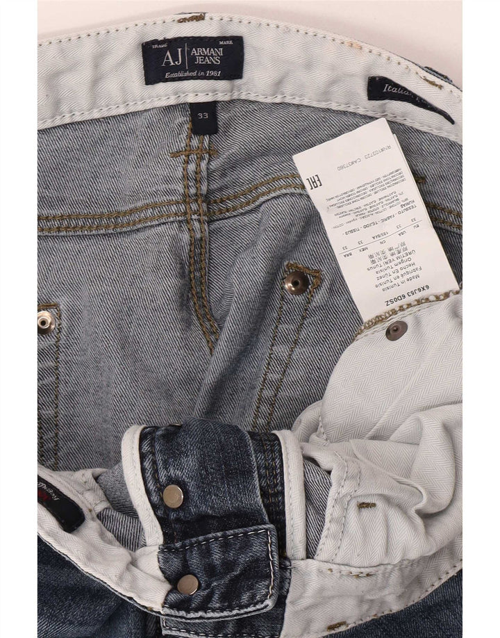 Blugi slim pentru femei Armani W33 L31 Bumbac albastru