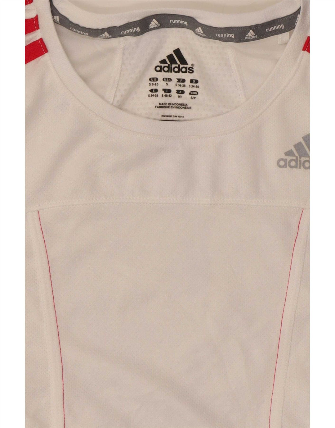 Tricou pentru alergare Adidas pentru femei Top UK 8/10 Small White