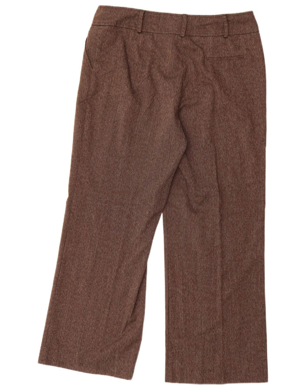 M&Co Pantaloni chino cu picior largi pentru femei UK 14 Large W34 L29 Maro