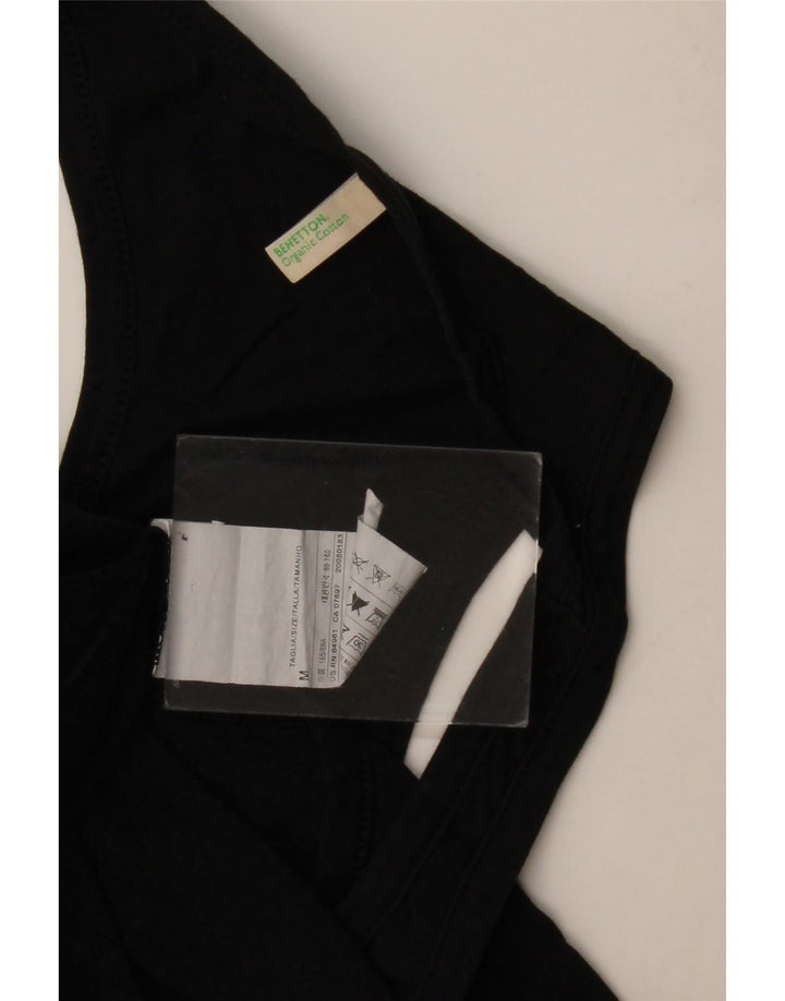 Vestă Benetton pentru femei UK 12 Medium Black Bumbac
