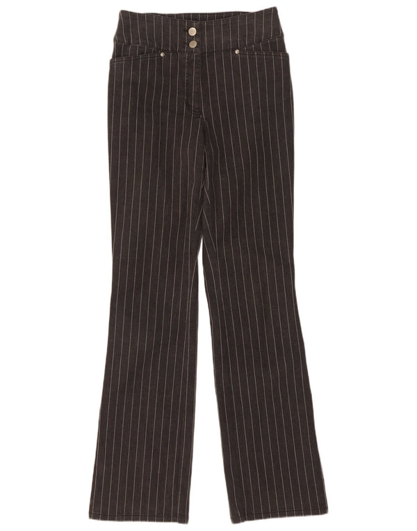 Pantaloni casual pentru femei Yessica Bootcut EU 40 Medium W27 L33 Negru cu dungi