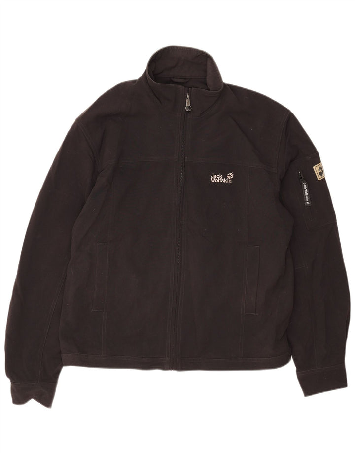 Jack Wolfskin Bomber Jacket pentru bărbați Marea Britanie 40/42 Poliamidă neagră mare
