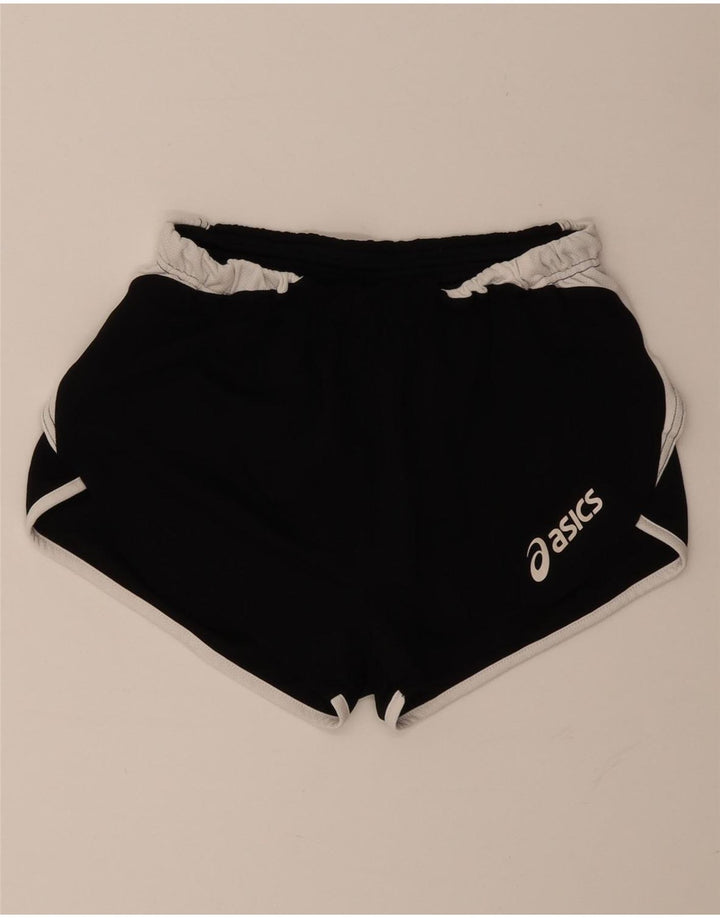 Pantaloni scurti sport Asics pentru femei UK 10, negru, poliester color bloc
