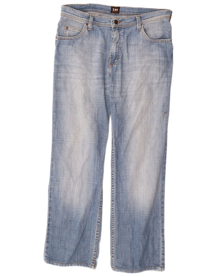 Blugi Lee Brooklyn Straight pentru bărbați L34 L34 Bumbac albastru