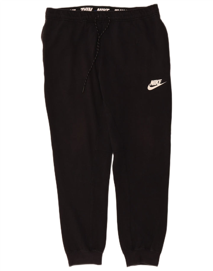 Pantaloni de trening Nike pentru bărbați Joggeri mari, negru, bumbac
