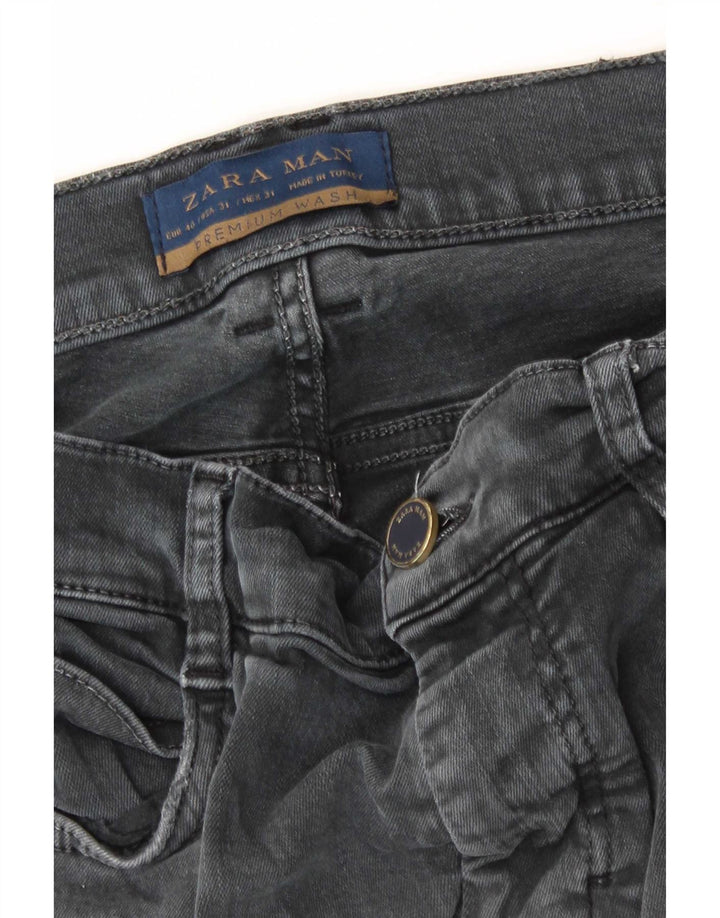 Blugi skinny pentru bărbați Zara EU 40 Medium W31 L31 Gri