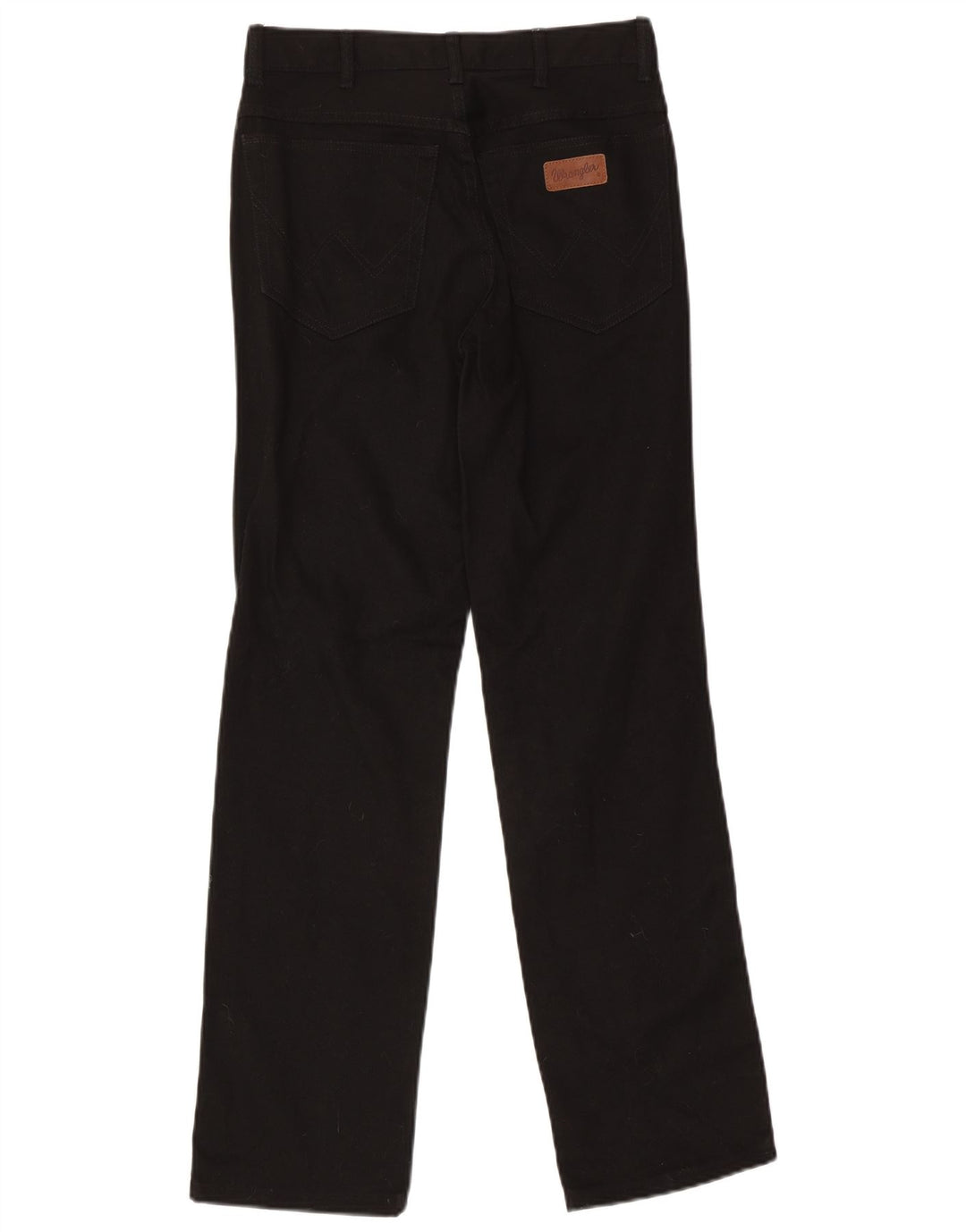 Blugi drepti pentru bărbați Wrangler W30 L31 bumbac negru