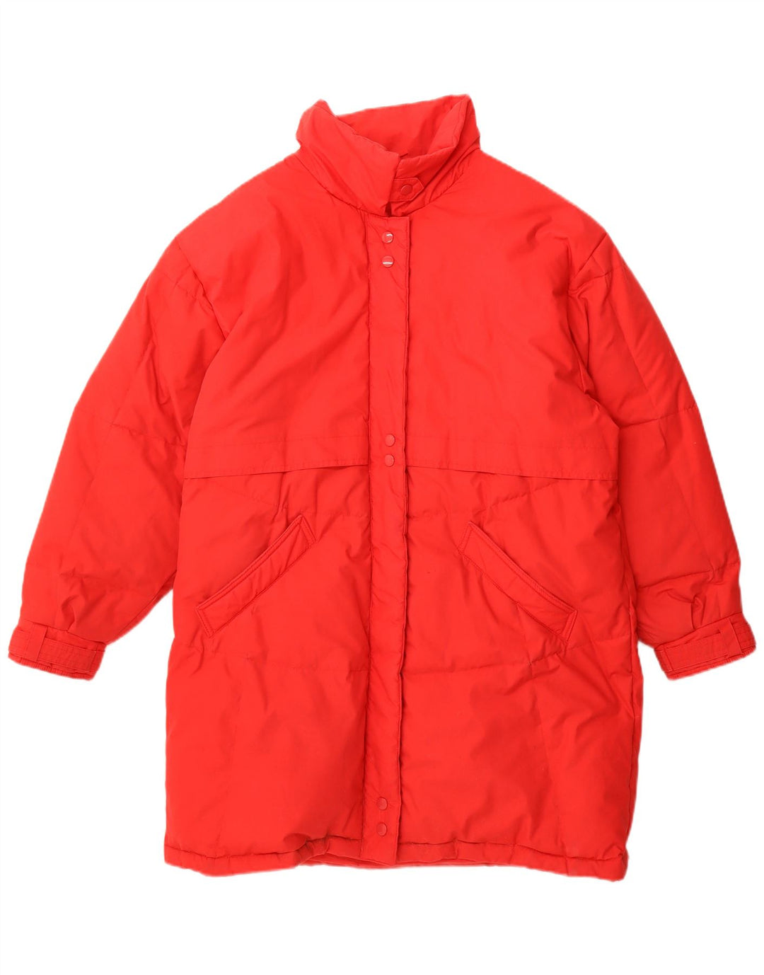 Palton supradimensionat pentru femei Vintage EU 36/38 Poliester roșu mic