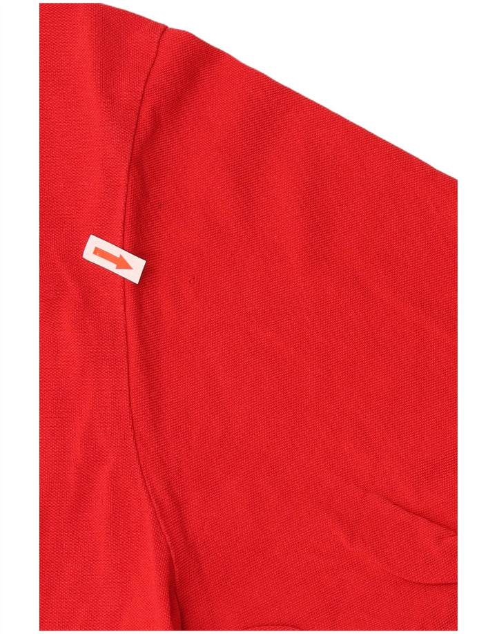 Cămașă polo pentru bărbați Kappa 3XL bumbac roșu