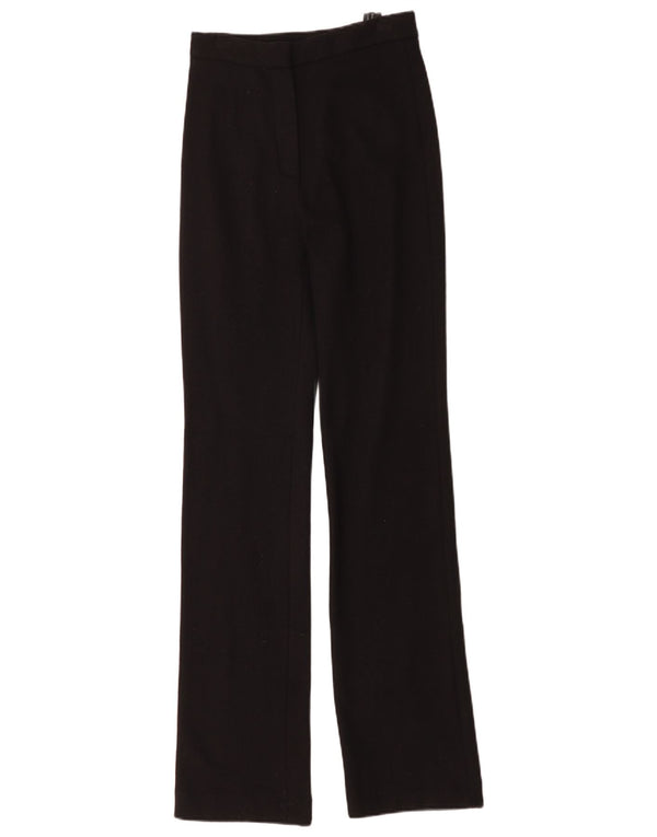 Massimo Dutti Pantaloni chino drepți pentru femei EU 34 2XS W24 L34 Lână neagră