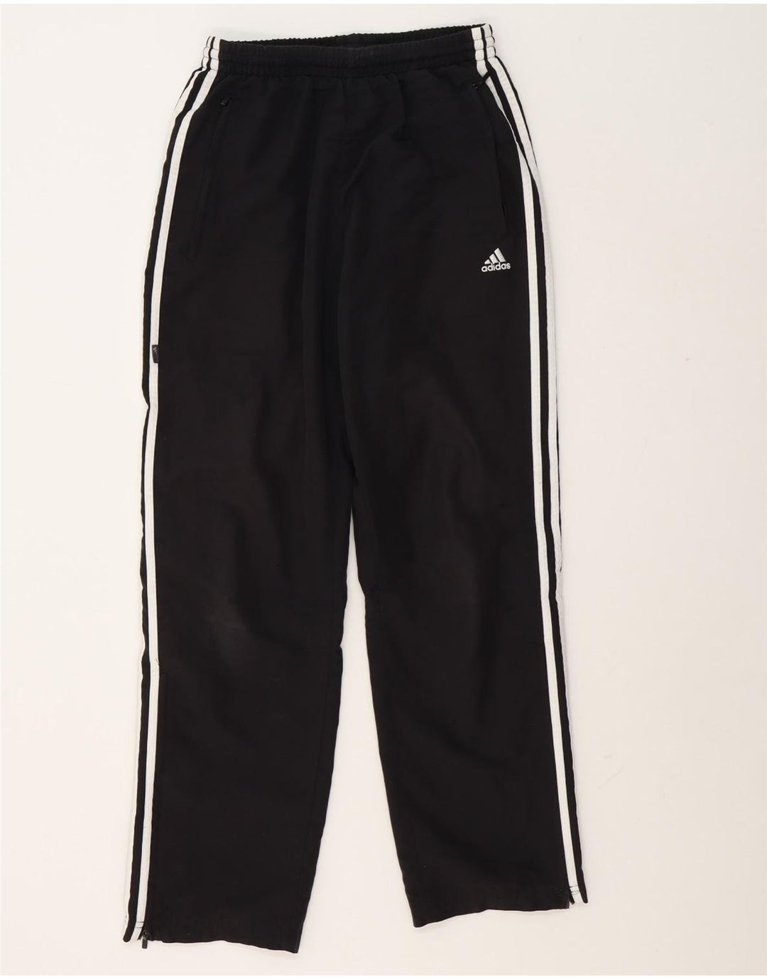 Pantaloni de trening Adidas pentru femei UK 10 Poliester negru mic