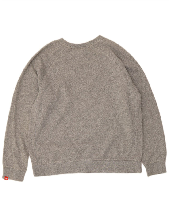 Pulover Nike pentru băieți 13-14 ani XL bumbac gri