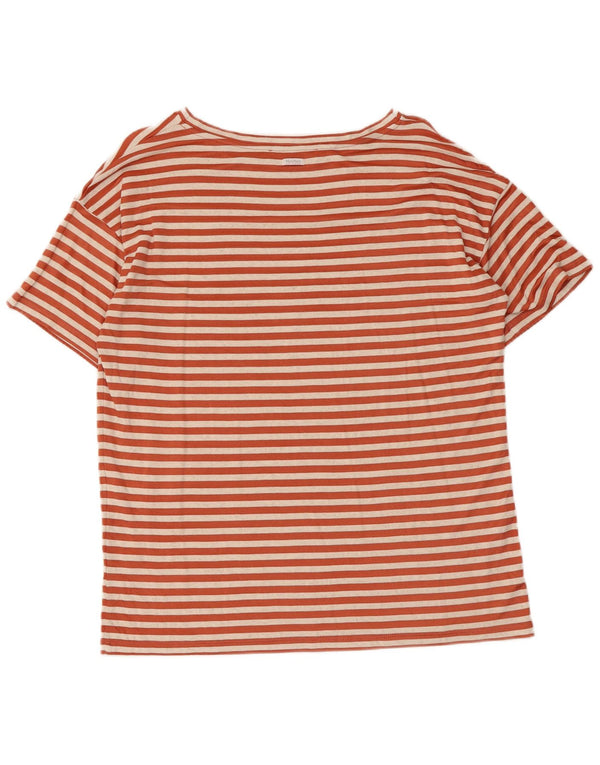 Tricou pentru femei Max Mara Leisure Top UK 14 Large Maroon Striped
