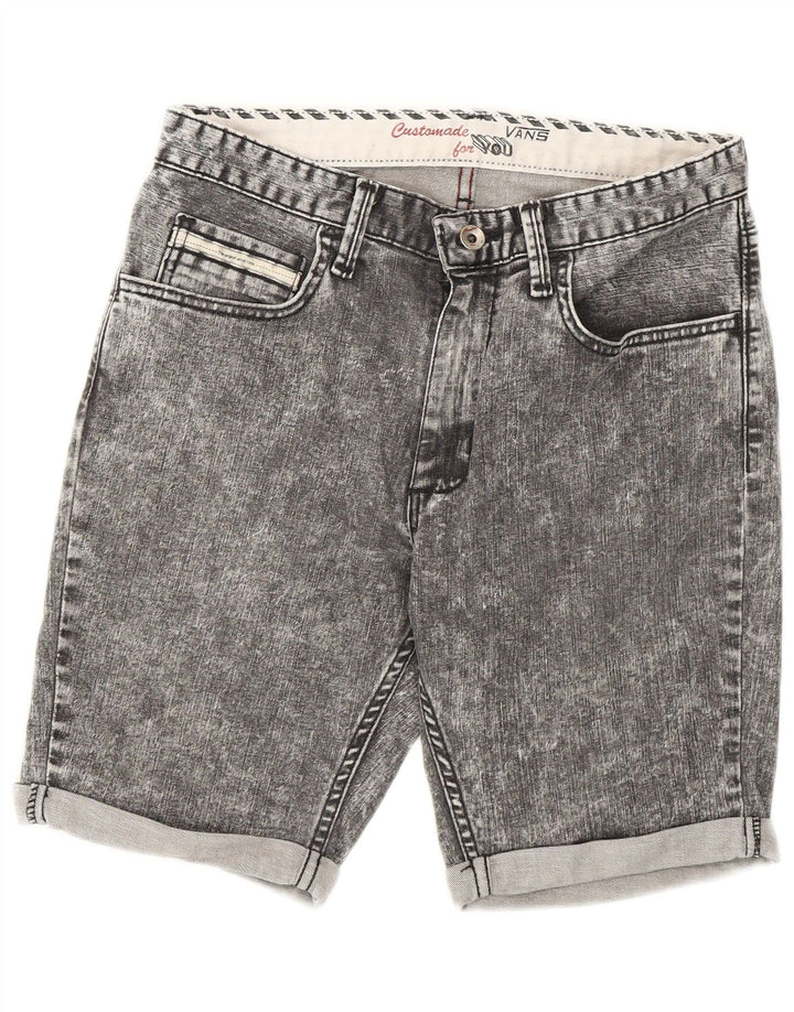 Pantaloni scurți din denim pentru femei Vans Acid Wash W28 Gri mediu
