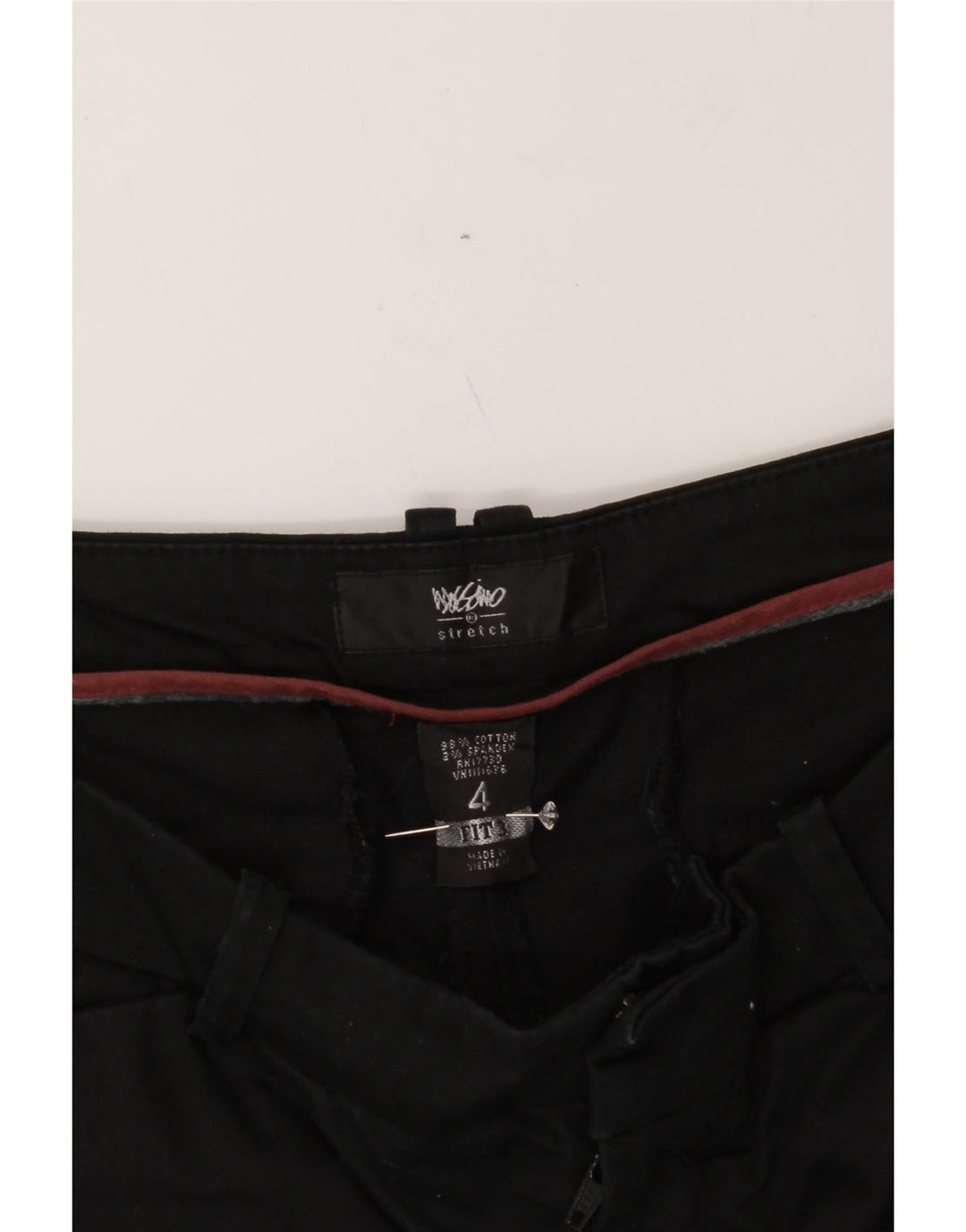 MOSSIMO Womens Casual Shorts US 4 Small W30  Black Cotton Vintage Mossimo and Second-Hand Mossimo from Messina Hembry 