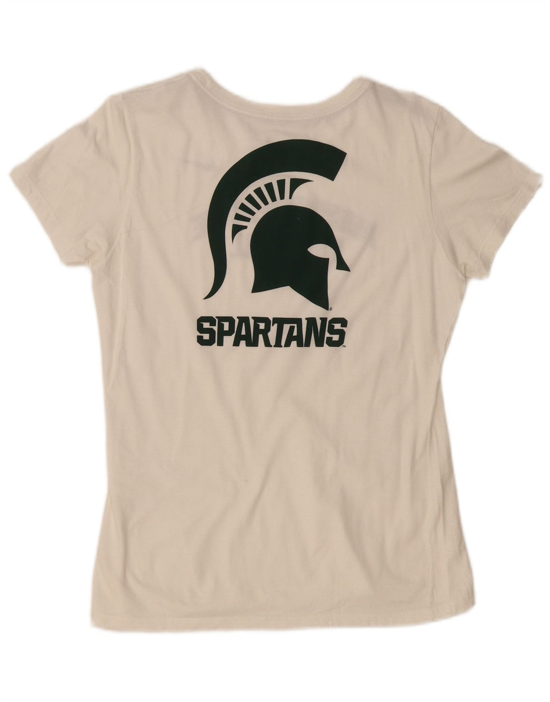 Tricou NIKE pentru femei Michigan State Graphic Top UK 12 Medium Off White