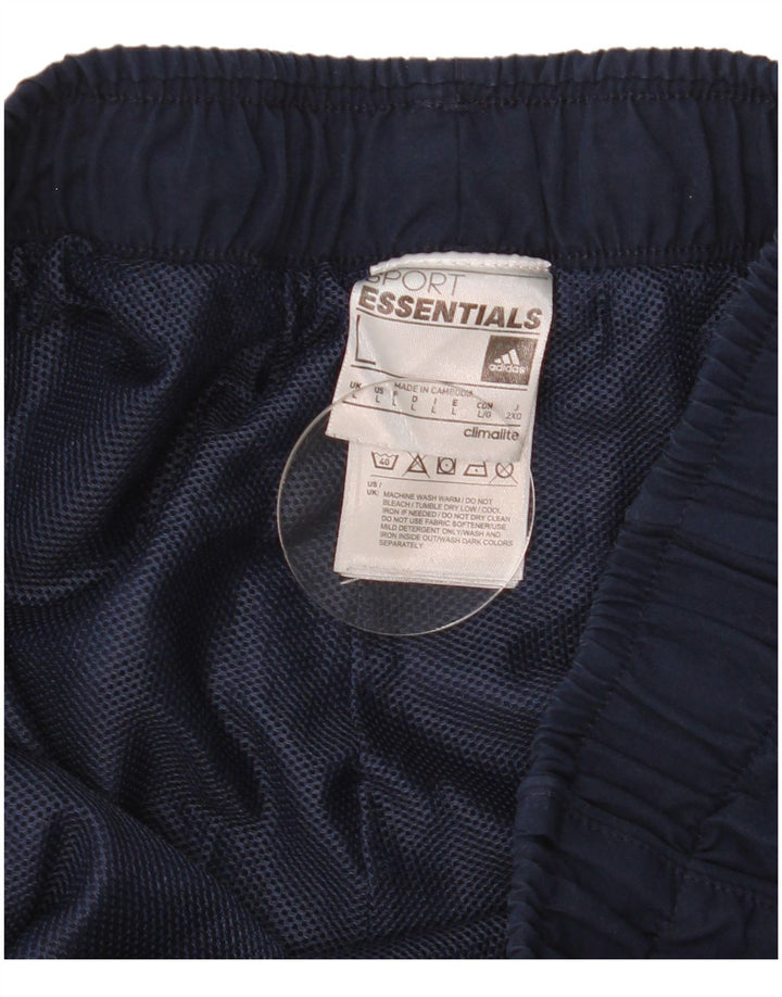 Pantaloni scurți sport pentru bărbați Adidas Climalite, mari, albastru, poliester
