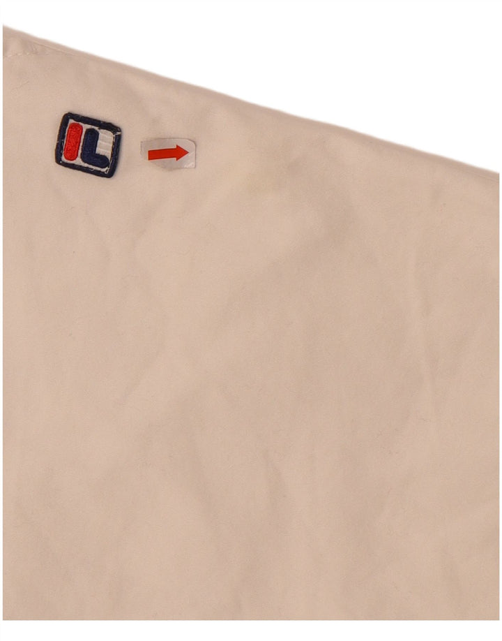 FILA Womens Chino Shorts EU 40 Medium W30 White Cotton