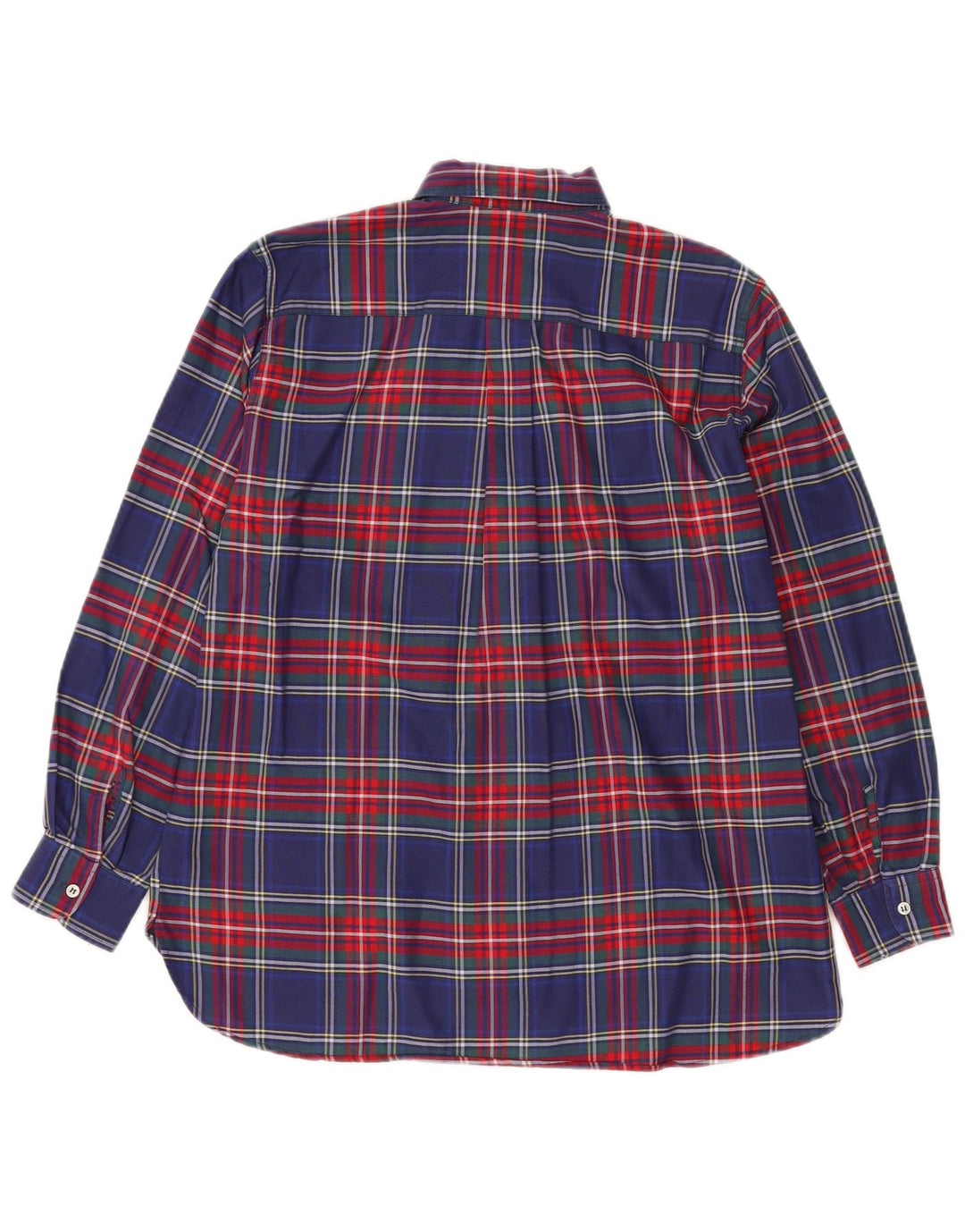 Cămașă pentru bărbați Benetton, Bumbac carouri albastru mic