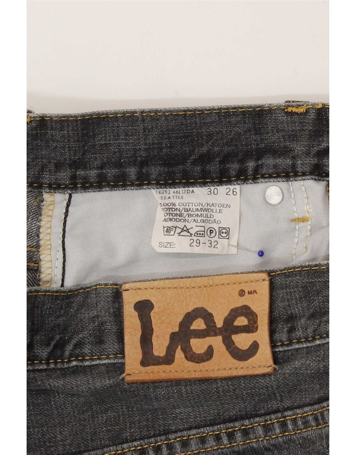 Blugi drepti pentru femei Lee W29 L32 bumbac gri