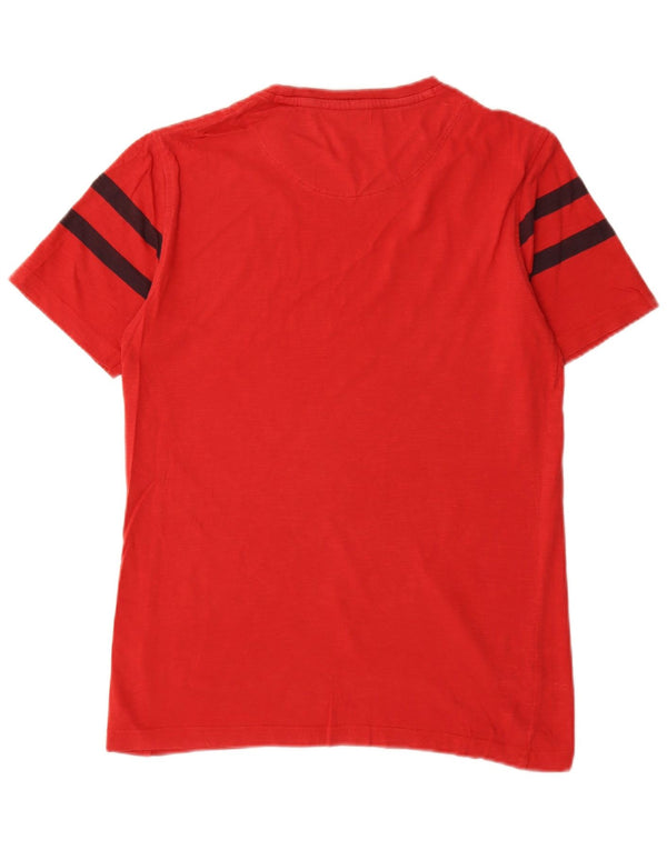Tricou grafic pentru bărbați Harmont & Blaine Top mic roșu Colorblock