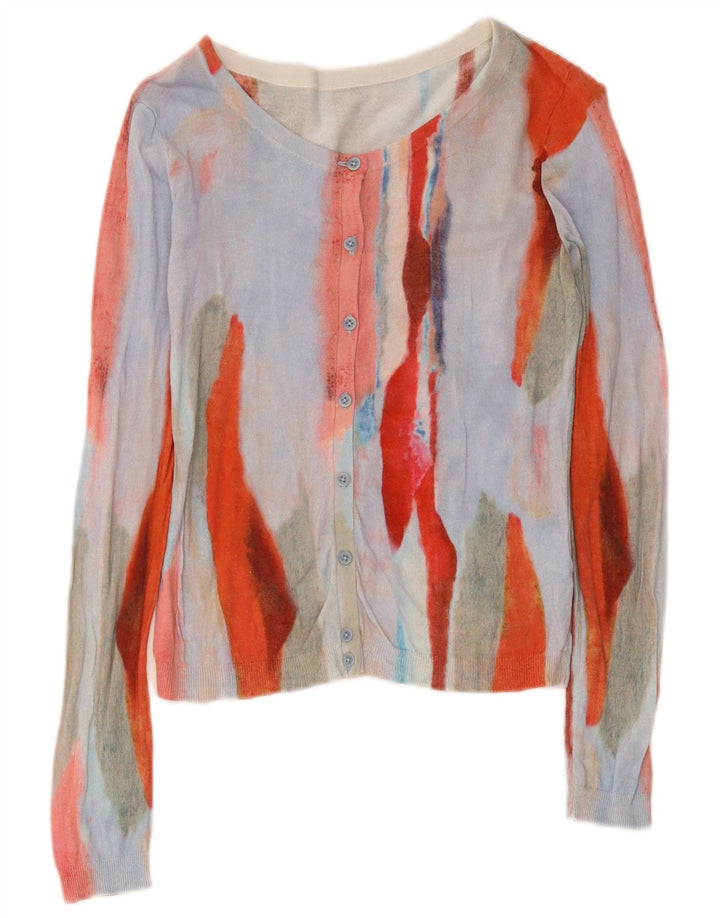 Pulover cardigan cu model abstract pentru femei Hugo Boss UK 10 Mic Multicolor