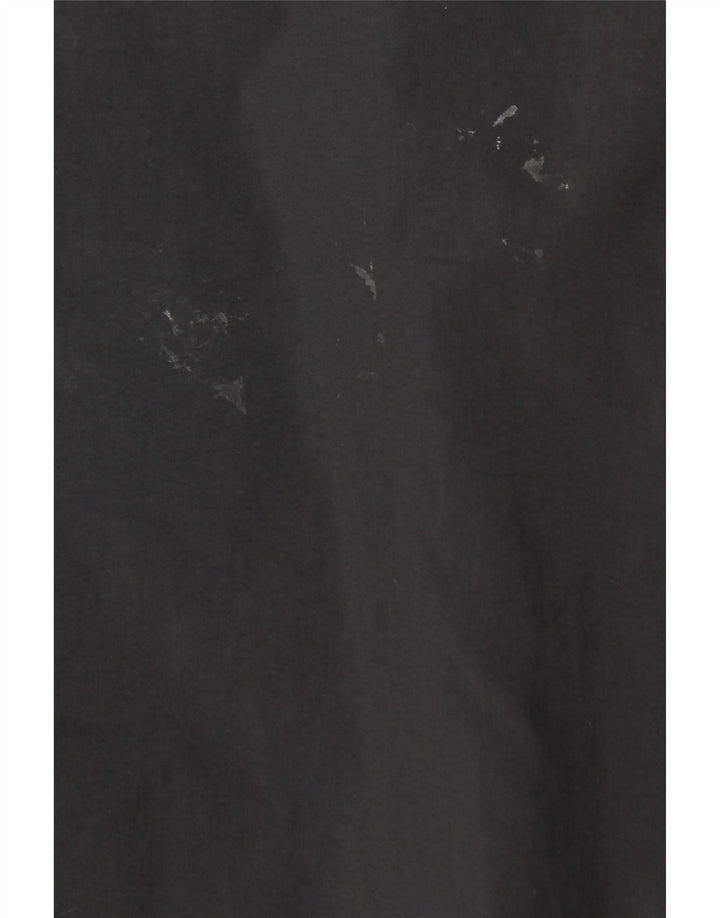 Jachetă de ploaie grafică PUMA pentru bărbați UK 40, mare, neagră, poliamidă