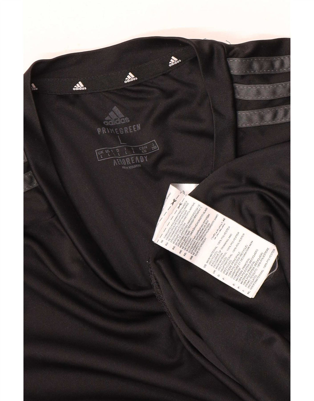 Tricou pentru bărbați Adidas Aeroready Top mare din poliester negru