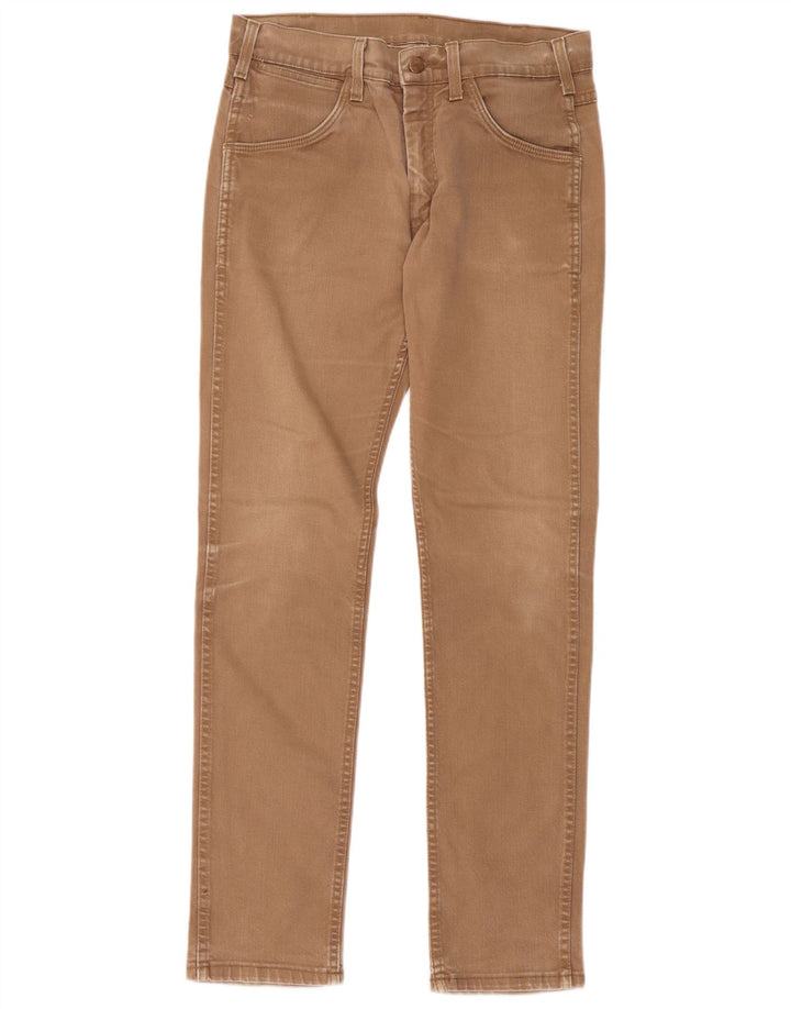 Blugi slim pentru bărbați Wrangler W31 L34 bumbac maro