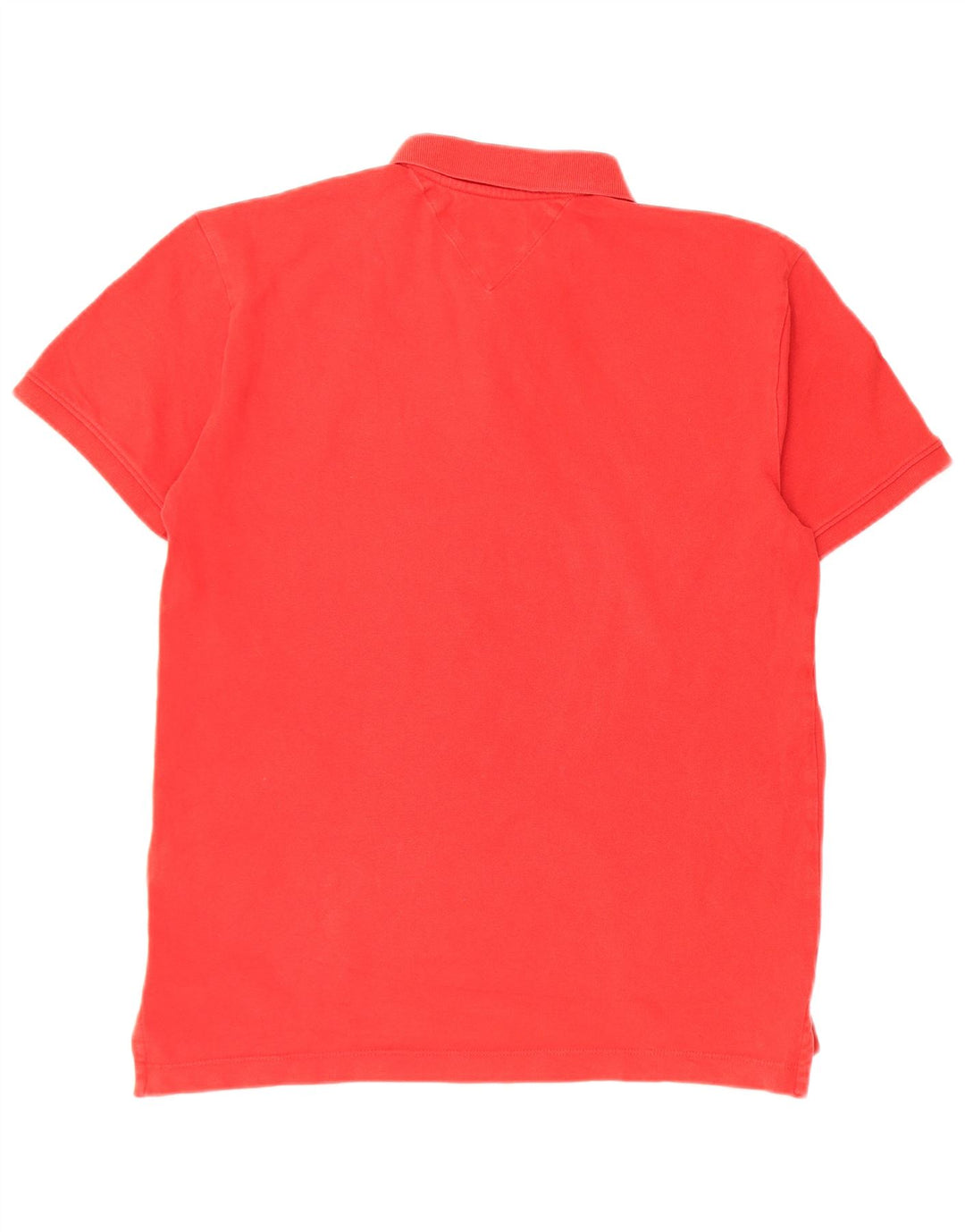 Tricou polo Tommy Hilfiger pentru bărbați, bumbac roșu mediu